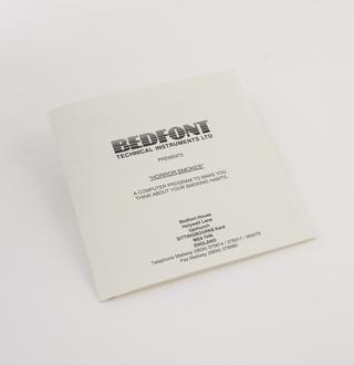 "Horror Smokes" tape-slide presentation designed to discourage cigarette smoking