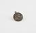 Metal pendant depicting George and the Dragon on obverse