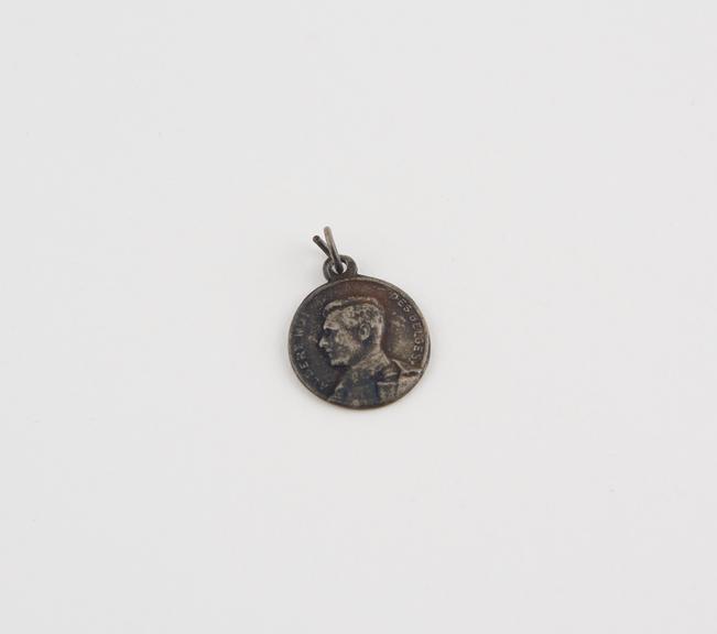 Commemorative medallion, metal