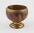 Leather-covered brass cup, possibly Near Eastern, 19th century