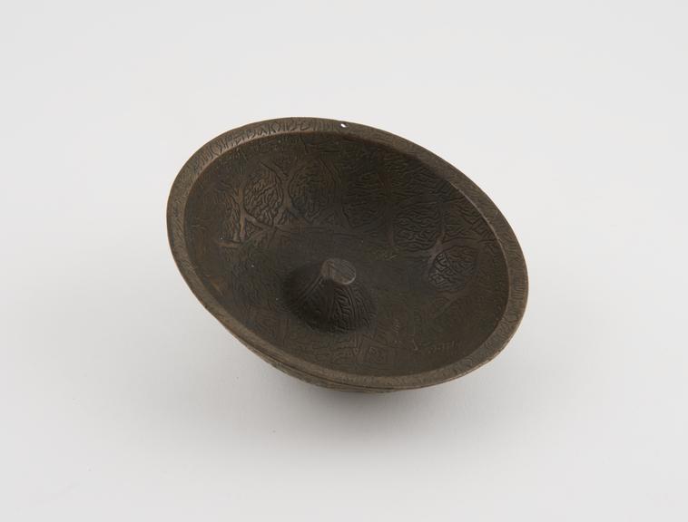 Brass divination bowl, called a Fear Cup