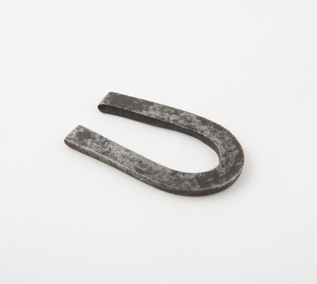 Fire-steel (length 2 1/2 ins); (inverted) U-shaped (apparently