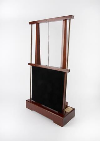 Mounted mauve silk skein dyed with mauveine