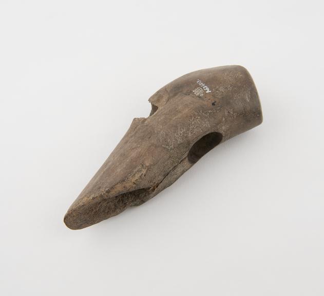 Pickaxe head, bone probably bronze age, Lake Nenchatel