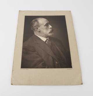 One of three enlarged photographs of James Morton (1925)