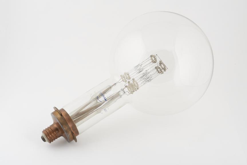 Lamp-bulb, electric, filament, 4 Kw, for lighthouses; Osram (G