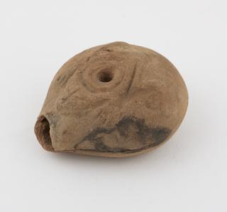 Romano-Egyptian pottery oil lamp
