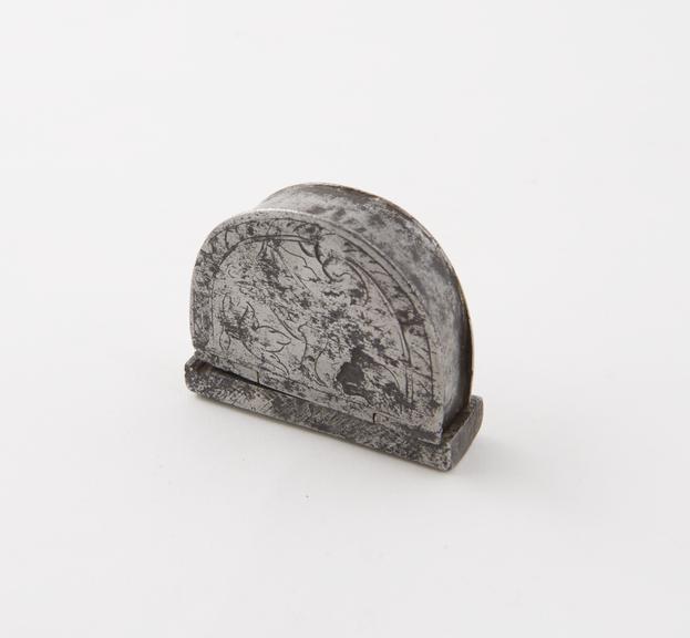 Tinder-box (length 2 ins); semi-circular