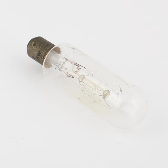 Royal Ediswan metal filament lamp, small bayonet cap, 220V 25W