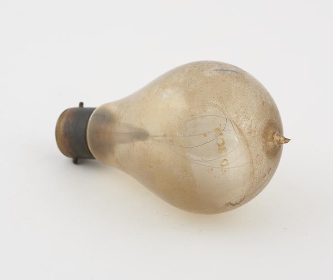 Carbon filament lamp, 16c.p