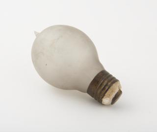 Internally frosted bulb with carbon filament