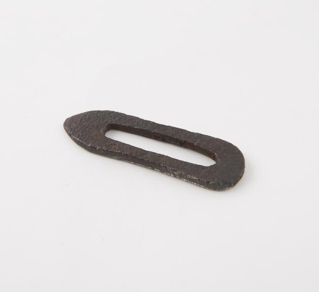 Fire-steel (length 2 1/4 ins); very small; O-shaped