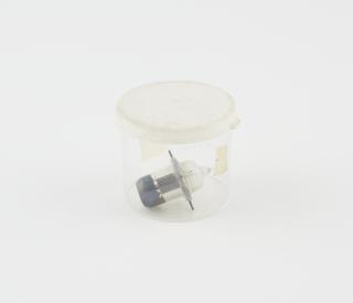 Wade Bequest collection of valves: acorn UHF triode radio valve in plastic box