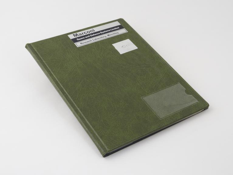 Transparent envelope binder containing semi-conductor