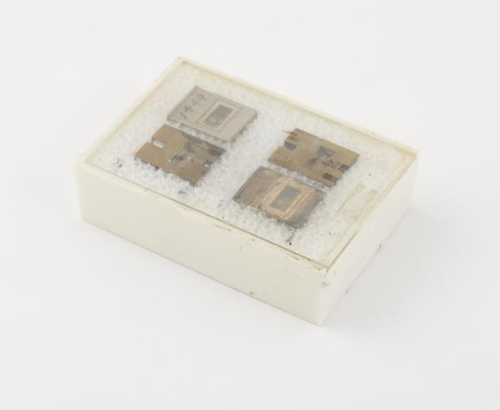 Four examples of Q-band detector crystal diodes