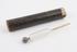 Glass diabetes hydrometer. Mercury weight and ivory scale