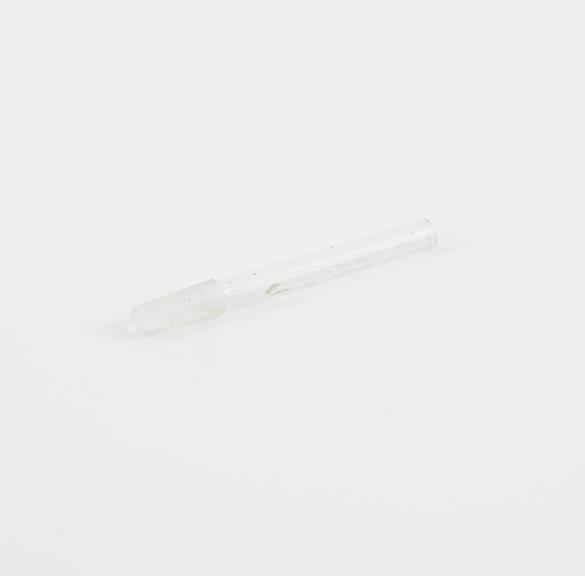 Glass pipette labelled 'LE 102'