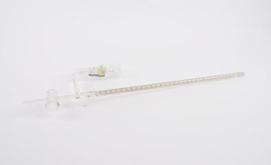 Burette with attached vessel
