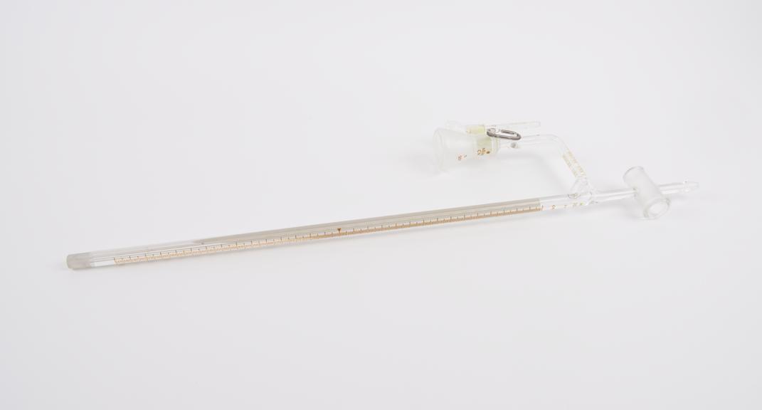 Burette with vessel attached