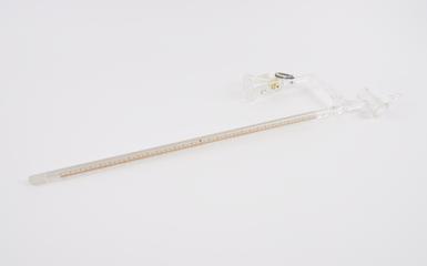 Burette with attached vessel