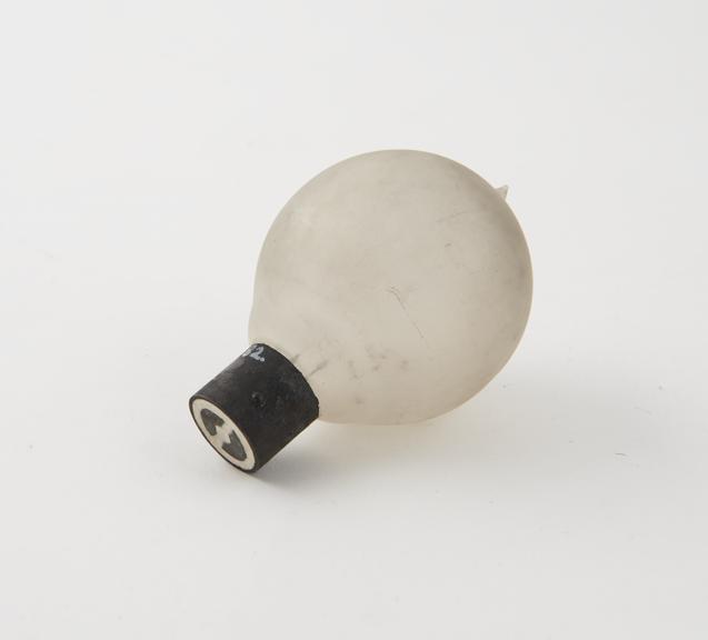 Small Ediswan frosted S.B.C. lamp-bulb 100v, 5cp, c.1890