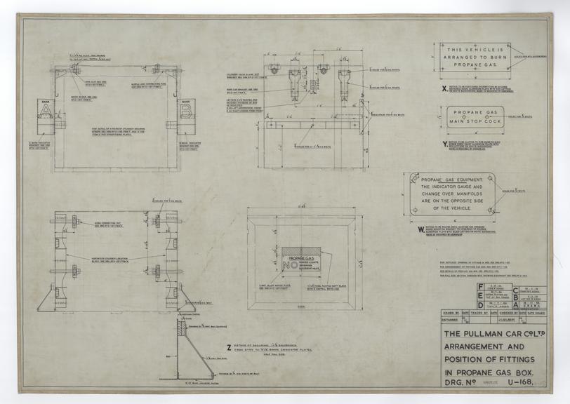 Drawing of The Pullman Car Co. Ltd