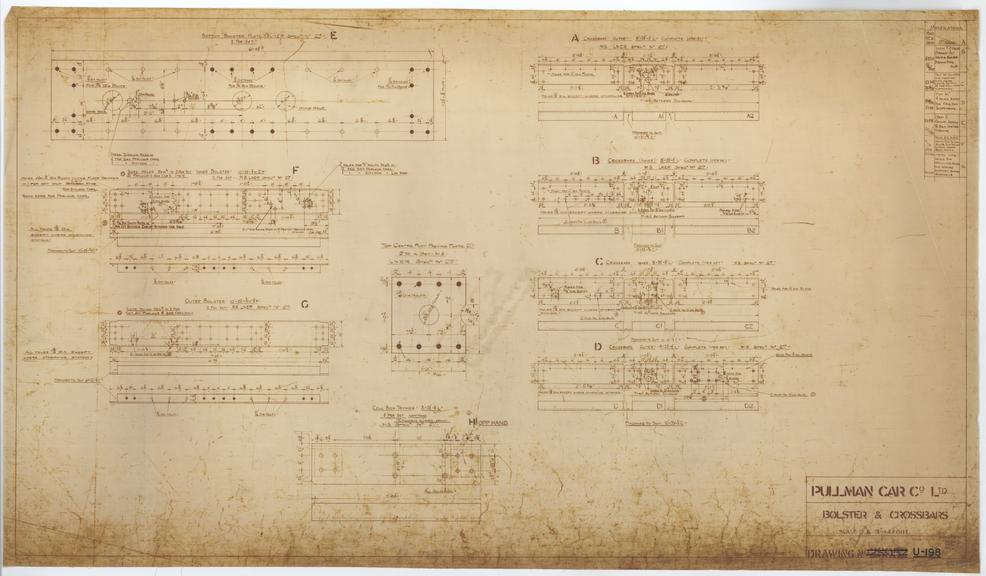 Drawing of The Pullman Car Co. Ltd