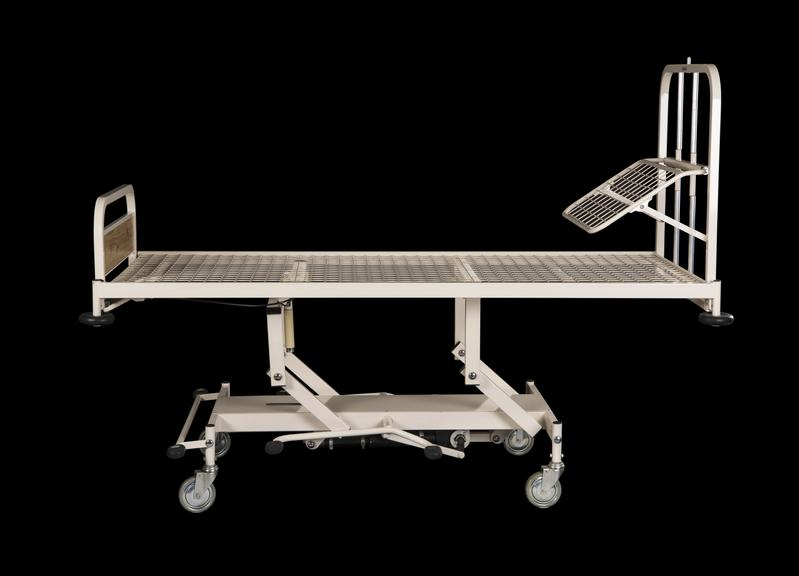 Variable height and tilt hospital bed by Hoskins Healthcare