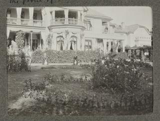 The front of the house