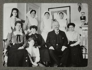 The Grand Duchess with her family