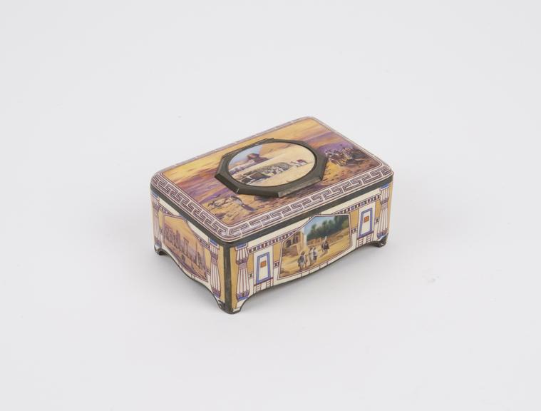 Mechanical singing bird, (snuff box type).