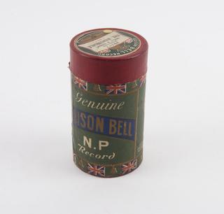 Edison Bell 'N.P.' Record phonograph cylinder, 'The Nightingale'