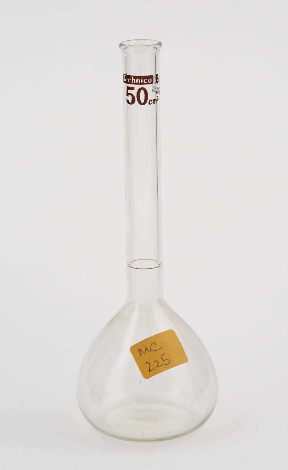 50ml single graduation volumetric flask | Science Museum Group Collection
