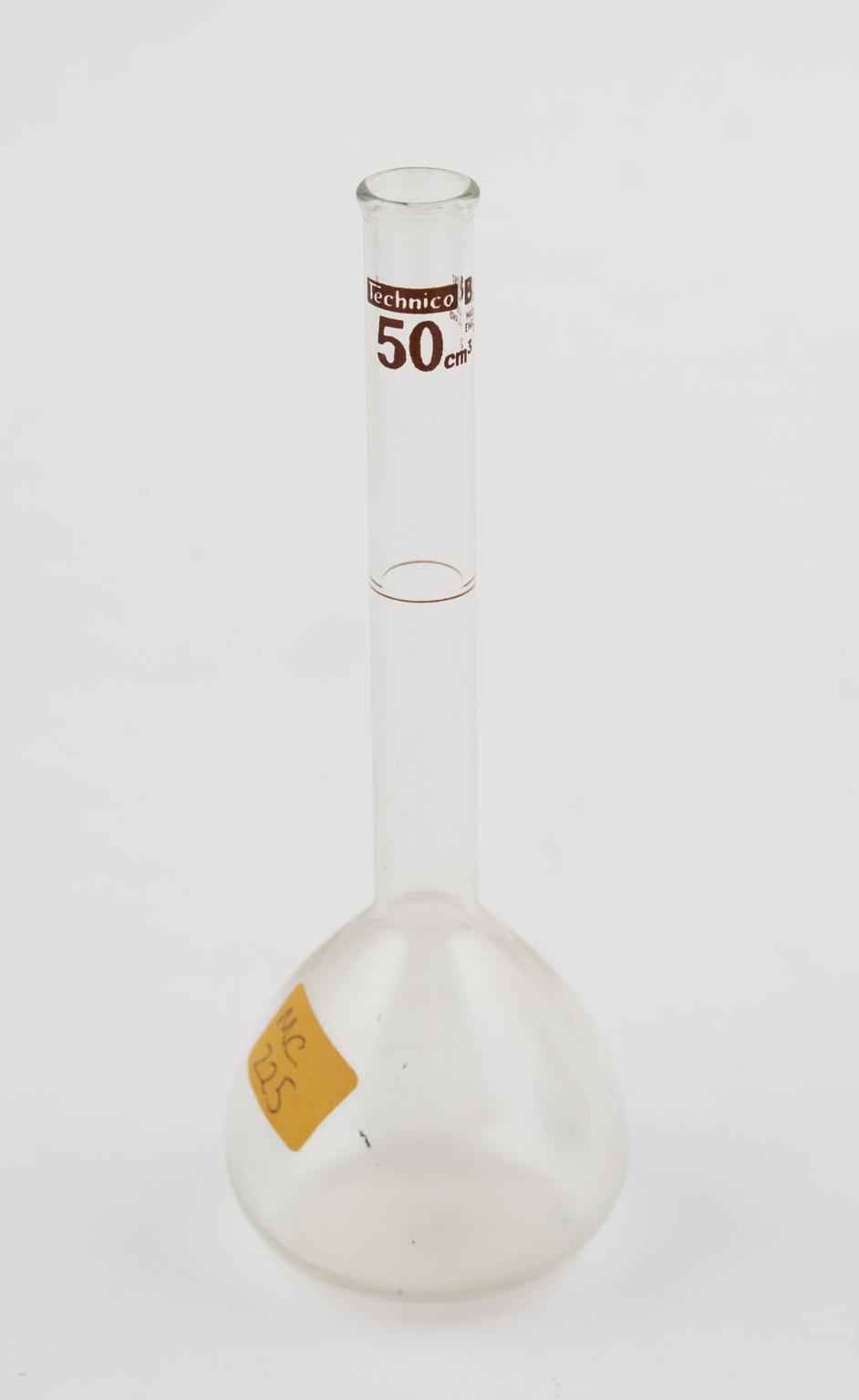 50ml single graduation volumetric flask | Science Museum Group Collection