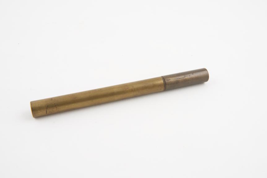 Laryngeal swab with brass holder