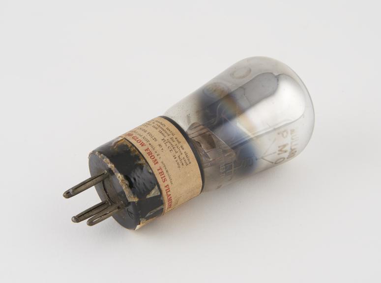 Mullard triode valve, type PMO, B4 base, marked RM167