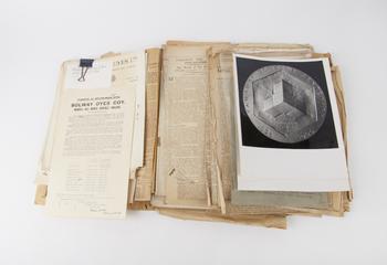 Collection of letters of congratulations to James Morton, on receiving Faraday Centenary Medal, 1925. Part of the Morton Collection.