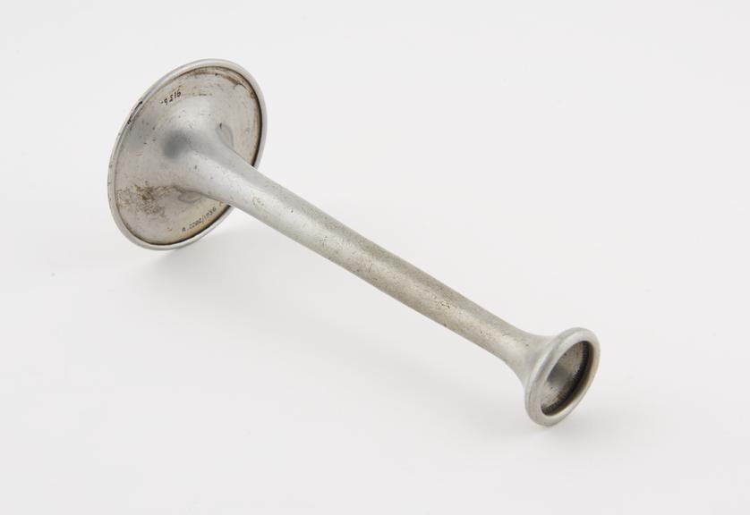 Hughes's monaural stethoscope, English, 1831-1910