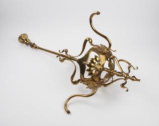 Ornamental gas chandelier