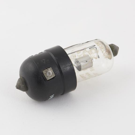 Cryselco triode, with Admiralty logo and interservice cap