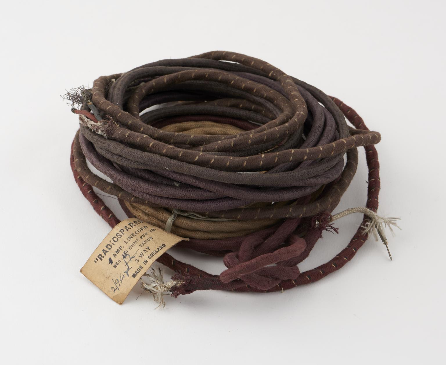 Seven lengths of line - cord | Science Museum Group Collection