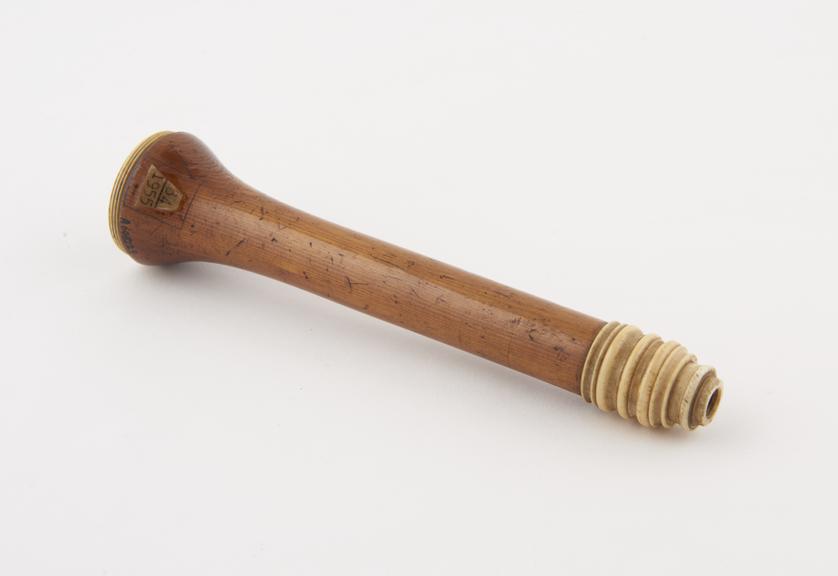 Piorry monaural stethoscope, incomplete, English, 1830-1840