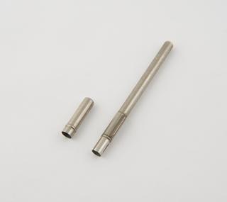 One straight metal thermometer case