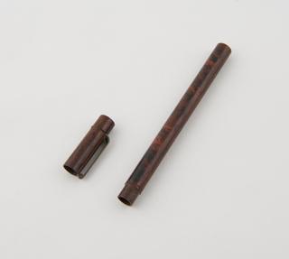 One straight plastic thermometer case