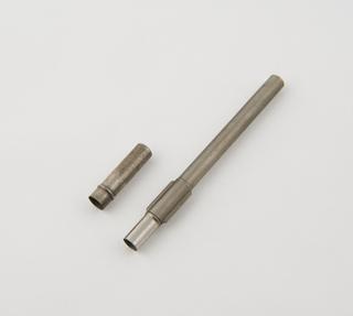 One straight metal thermometer case