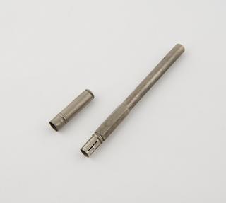 One straight metal thermometer case