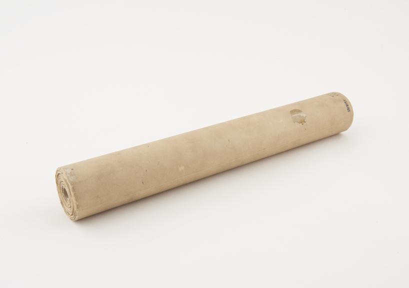 Copy of Laennec monaural stethoscope (roll of paper)