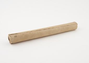 Crude copy of Laennec monaural stethoscope (roll of paper)