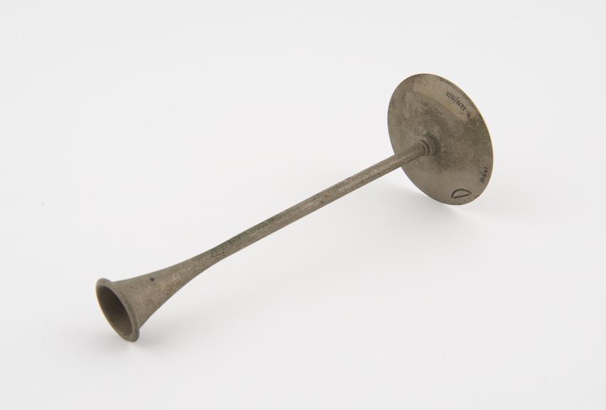 Monaural stethoscope, c.1880 to 1890, English(?)