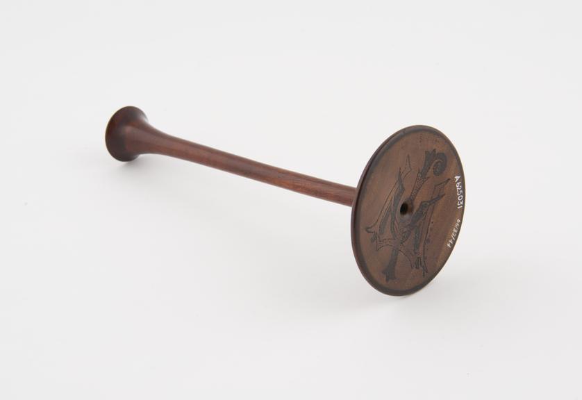 Fergusson's monaural stethoscope, English(?), 1831-1877